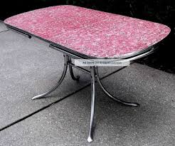 1950s mid century retro red laminate