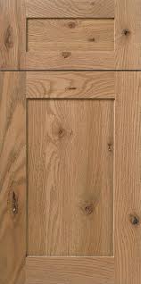 S277 Harvest Rustic Red Oak Shaker Cabinet Door And Drawer Front With Light Brown Stain And Cream Glaze Walzcraft Red Oak Oak Cabinets Cabinet Door Styles