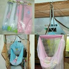 Saat ini ada banyak jenis material yang dipasarkan mulai. Ayunan Bayi 2 Per Pakai Kelambu Ayunan Kelambu Ayunan Bayi Tempat Tidur Bayi Lazada Indonesia