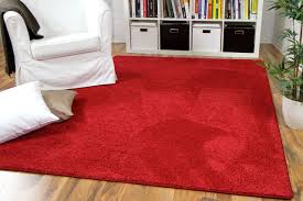 Hochflor teppich | langflor teppich in vielen farben und größen. Hochflor Velours Teppich Mona Rot