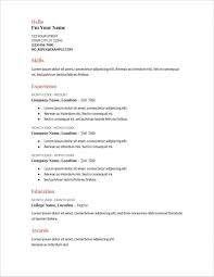 Your cv is the only chance to make a favorable first impression on recruiters before the interview, so it's crucial to polish it from all angles. Free Printable Resume Template Australia Addictionary