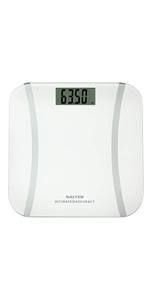 Salter silver electronic glitter platform scales home george. Amazon Com Salter Compact Digital Bathroom Scales Toughened Glass Measure Body Weight Metric Imperial Easy To Read Digital Display Instant Precise Reading W Step On Feature 15yr Guarantee White Health
