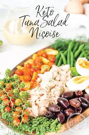 Easy Keto Tuna Salad Nicoise Recipe Low Carb Paleo Recipe Nicoise Salad Recipe Nicoise Salad Healthy Snacks Recipes