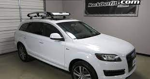 Rack Outfitters Audi Q7 Thule Aeroblade Edge Base Roof Rack W Thule 865 Trail Basket Large Audi Q7 Roof Rack Thule