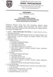 Maybe you would like to learn more about one of these? Lowongan Kerja Dinas Perhubungan Kota Madiun Juni 2020 Rekrutmen Lowongan Kerja Cpns Bumn Bulan Agustus 2021