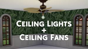 It also has an integrated frosted glass light fixture and. 14 Lights That Go Great With Ceiling Fans In The Sims 4