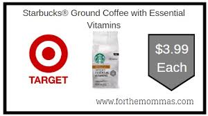 Buy products such as starbucks flavored ground coffee cinnamon dolce no artificial flavors 1 bag (11 oz.) at walmart and save. Target Starbucks Ground Coffee With Essential Vitamins 3 99