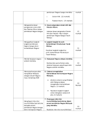 Sejarah kertas 3 spm, tingkatan 5 bab 8: Sejarah Kertas 3 Tema 11