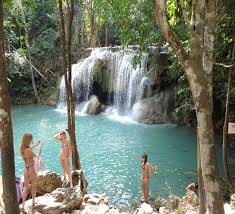 Pin On Kanchanaburi Erawan Waterfalls Tour
