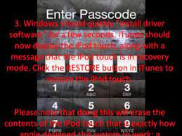 This includes the iphone 4s, iphone 4, iphone 3gs, and. How To Unlock Ipod Touch Without Knowing The Password Step By Step Directions Youtube