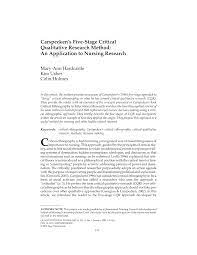 Both can be also be combined in a project qualitative can facilitate quantitative research (1) can provide hypotheses (2). Pdf Carspecken S Five Stage Critical Qualitative Research Method An Application To Nursing Research