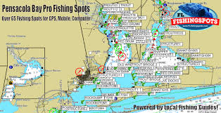 Pensacola Bay Fishing Spots For Gps Inshore Fishing Spots