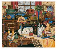 A list of cross stitch kits available at everything cross stitch. Dimensions Gold Collection Counted Cross Stitch Kit Maggie The Messmaker 14 X12 Anabella S