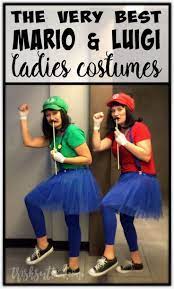 Inspiration, alle accessoires und eine schminkanleitung, mit der du dein selber machen kannst. The Best Homemade Mario Luigi Ladies Halloween Costumes Mario Kostum Super Mario Kostum Damen Kostume Damen