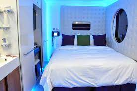 To the right of the front door is the toilet to left the shower. Norwegian Epic Studio Staterooms Are Perfect For Solo Cruisers