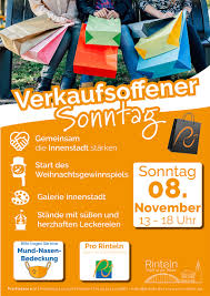 Hier in deutschland gibt es strenge regeln in bezug auf die öffnungen an sonntagen. Rinteln Verkaufsoffener Sonntag Am 8 November Von 13 Bis 18 Uhr