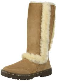 Ugg sundance waterproof black 1017511 boots sz 6 sheepskin suede shearling #1974. Ugg Fur Sundance Ii Reivival Sheepskin Knee High Boots In Chestnut Brown Save 33 Lyst