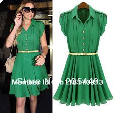 Page Not Found Casual Chiffon Dress Green Chiffon Dress Clothes For Women