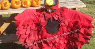 Coolest Diy Cardinal Bird Kids Halloween Costume Halloween Kids Halloween Costumes For Kids Bird Costume