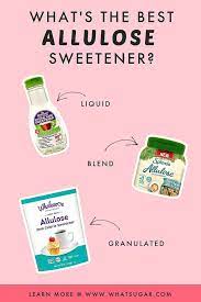 Allulose Sweetener Review Sweetener Workout Food Calorie