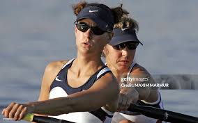 American Lisa Schlenker and Stacey Borgman during the Lightweight... News  Photo