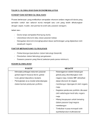 Konsep liberalisasi dalam konteks malaysia baharu dan cabarannya dalam pembinaan jati diri masyaraka. Liberalisasi Ekonomi Malaysia