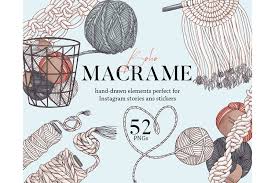 Check spelling or type a new query. Macrame Clipart Wall Hanging Png Craft Diy Clipart Icons Set