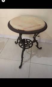 Meja Baja Marmer Antik Kolonial 1932 Antik Furnitur Di Carousell