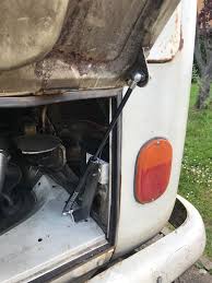 6m 5 sided hinged brushed silver bay window kit. Bay Window Bus Engine Lid Strut Kit The Geek Shack