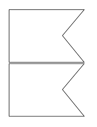 Birthday Banner Clipart Black And White Pennant Clip Art Diy Banner Template Pennant Banner Template Printable Banner Template