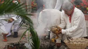 At an indigenous ceremony near the ancient. Mexico Launches 7 4bn Tren Maya Railway Project Bbc News