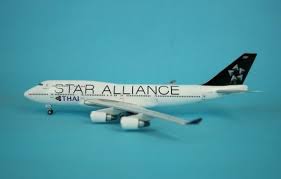 Separate names with a comma. Phoenix Models Thai Airways Boeing 747 400 Hs Tgw New Star Purple Winglets Eztoys Diecast Models And Collectibles