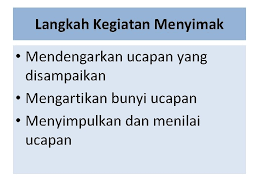 Dalam proses belajar mengajar, menyimak sering diabaikan karena tanpa diajarkan. Keterampilan Menyimak Atau Mendengarkan Adalah