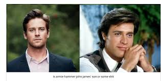 The clips in part 3 and part 4 were not categorized because i was compiling them as they came out. Is Armie Hammer The Secret Love Child Of John James Ihearthollywood