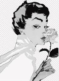 You'll learn how the artist develops a unique. 1950s Woman Female Advertising Graphy Vintage Woman Face People Monochrome Png Pngwing