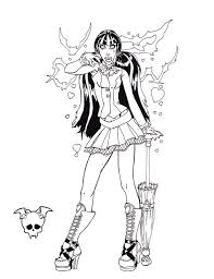 688 x 900 file type: Free Printable Monster High Coloring Pages For Kids