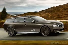 Illustrationer Volvo V90 Och V90 Cross Country 2015 Cross Country Volvo Bilar