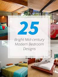 Beds, furniture, lighting, decor and linens. 25 Bright Mid Century Modern Bedroom Designs Home Design Lover