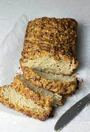 Keto Zucchini Bread With Walnuts Made This With Pecans And 1 2 Cup Truvia Baking Sweetener Instead Vegetarian Keto Low Carb Zucchini Bread Walnut Recipes