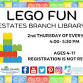 LEGO Fun at Estates Branch Library event in Naples, FL