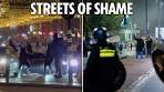 Israeli football fans 'hunted' by anti-Semitic mob in Amsterdam ... - YouTube