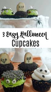 How To Make 3 Easy Halloween Cupcakes Recipe Halloween Cupcakes Easy Creative Halloween Desserts Creative Halloween Cupcakes
