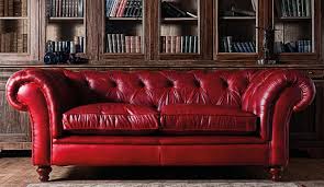 Gentlementools Chesterfield Sofa Red Leather Sofa Chesterfield Furniture
