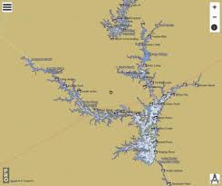 Lake Hartwell Fishing Map Us_sc_lake_hartwell Nautical
