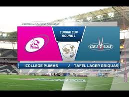 Hora partidos idioma canal hd; Currie Cup 2018 Icollege Pumas Vs Tafel Lager Griquas Youtube