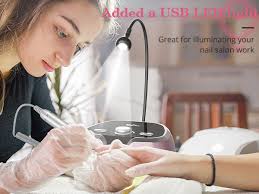 Amazon.com: YaFex Taladro de uñas profesional, 35000 rpm, lima eléctrica de  uñas rosa con pantalla de velocidad, 2 puertos USB, kit de herramientas de  manicura y pedicura para uñas acrílicas, uñas de