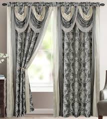 Our sheer fabric scarves can be used to top a window, make a bed canopy, decorate a child room or even for mosquito protection. Venice Indoor Fabric Medium Rod Pocket Single Curtain Gray Off White Multi Color 84 In X 84 In Walmart Com Walmart Com