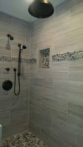 River Pebble Inlay Spa Shower Bathroom Remodel Oil Rubbed Bronze Shower Fixtutes Glass Show Small Master Bathroom Bathrooms Remodel Bathroom Remodel Shower