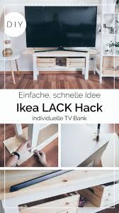 Diy Ikea Lack Hack Tv Bank Yeah Handmade In 2020 Ikea Diy Ikea Lack Ikea Lack Hack