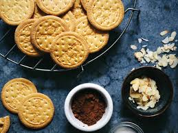 In a large bowl toss biscuits and melted butter until coated. It S A Pudding It S A Cake It S The Super Marie Biscuit Recipes Conde Nast Traveller India